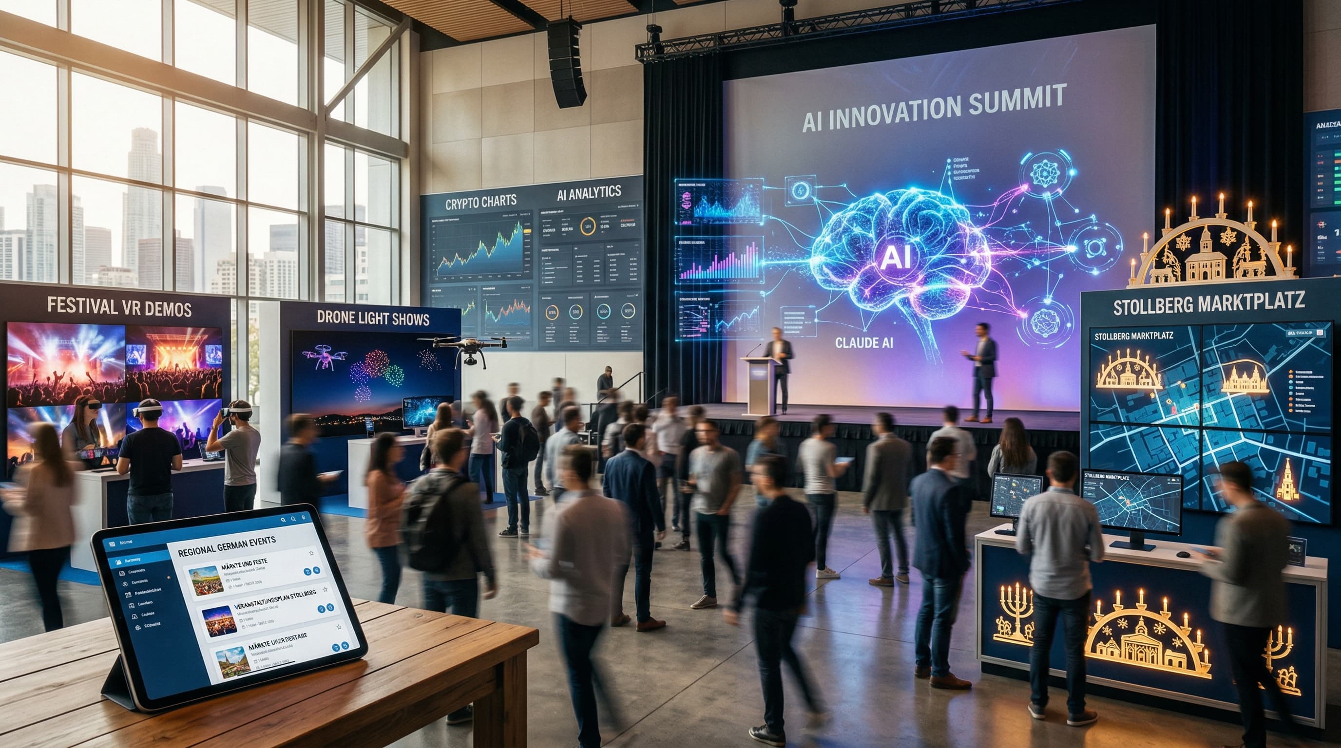 Claude Mania AI-Konferenz startet: Stollberg testet Fest-Tools