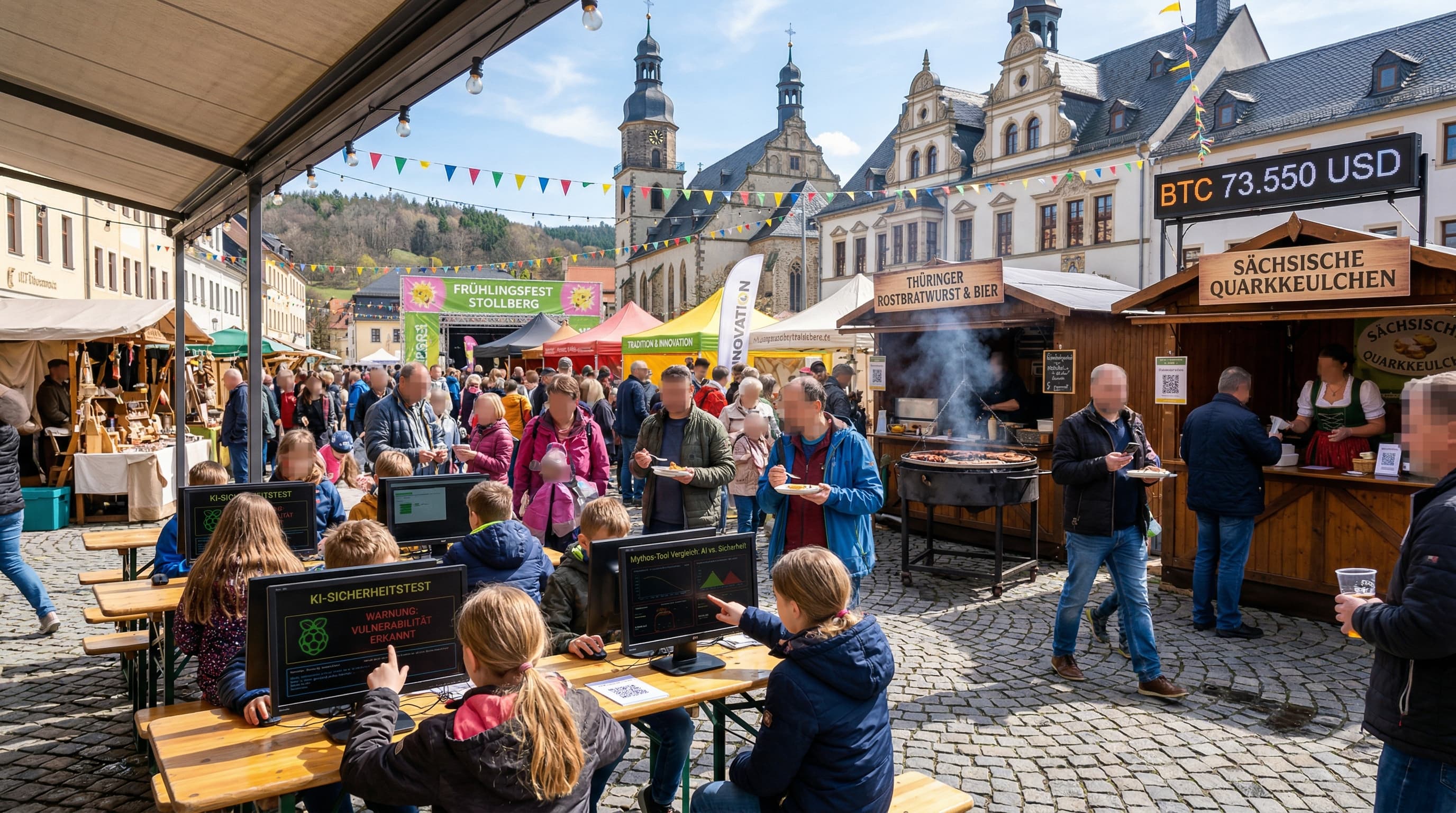 Stollberg Bastlerfestival: Kinder knacken Mythos-Lücken mit KI