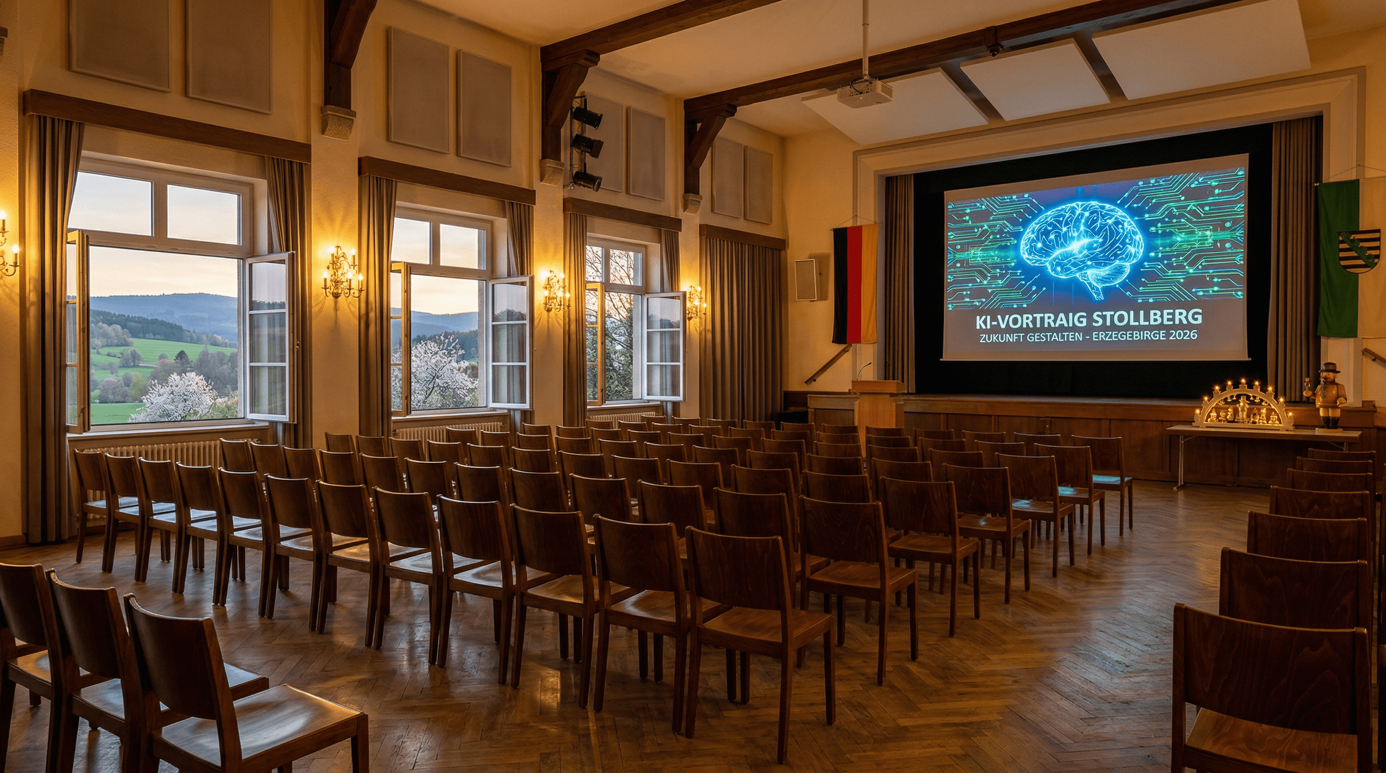 KI-Vortrag Stollberg: Gratis heute um 19 Uhr im Kulturhaus