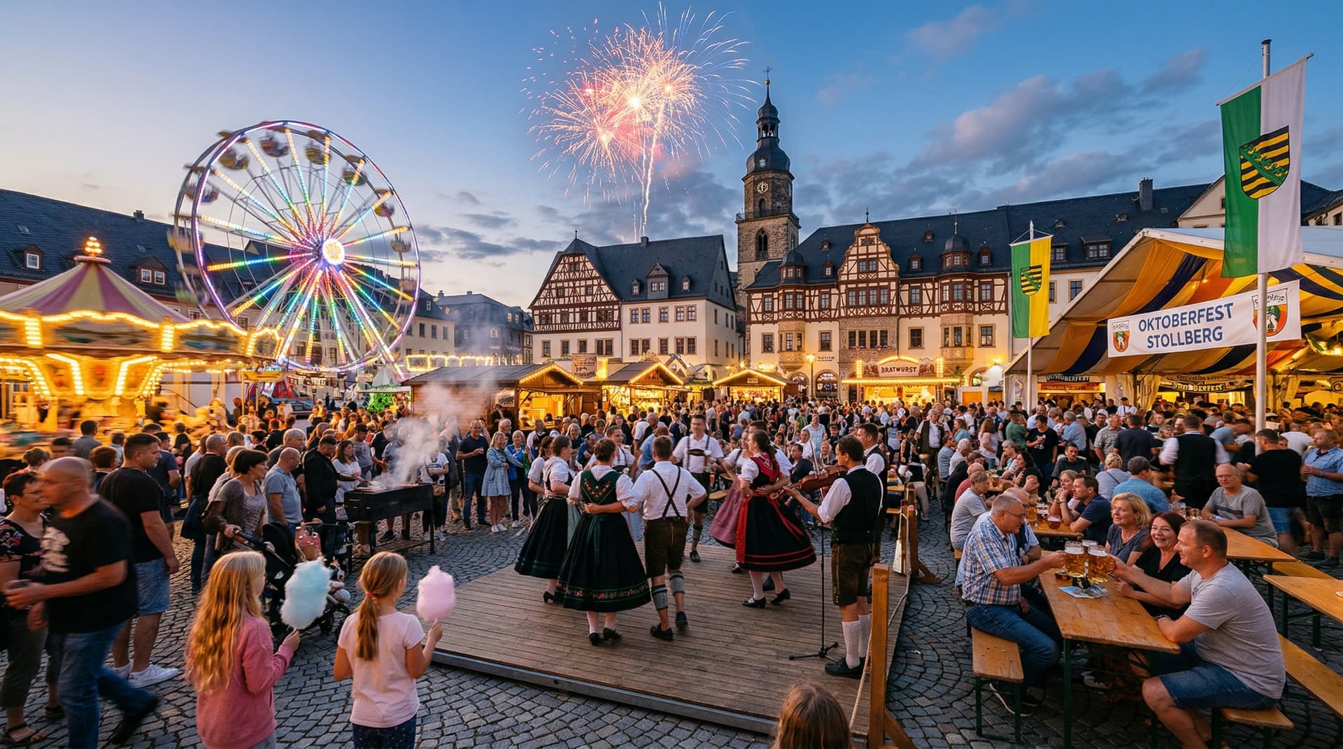 Stollberger Kerb 2024: Tradition und Freude im Erzgebirge