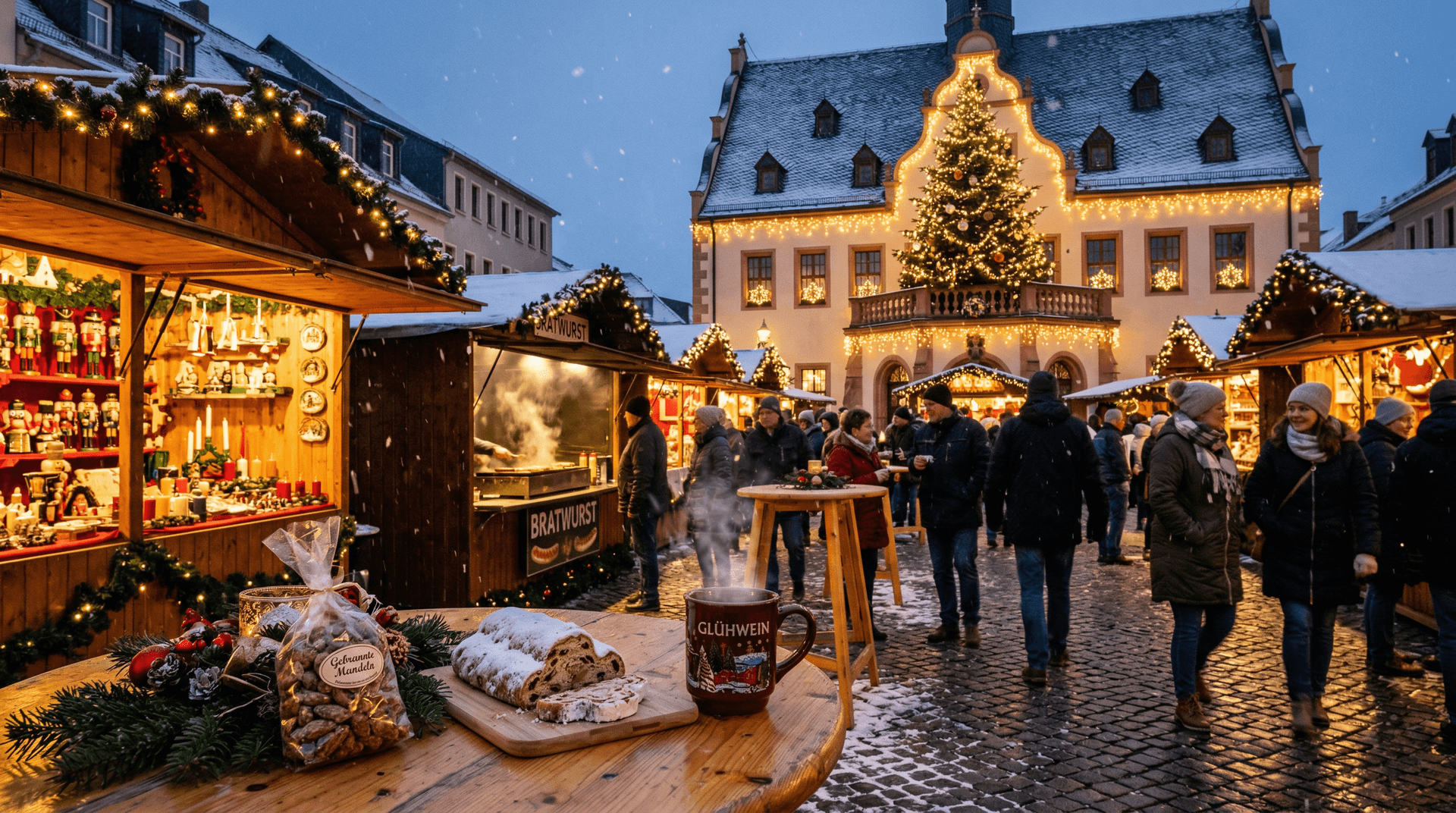 Stollberger Weihnachtsmarkt 2024: Kulinarische Highlights im Erzgebirg