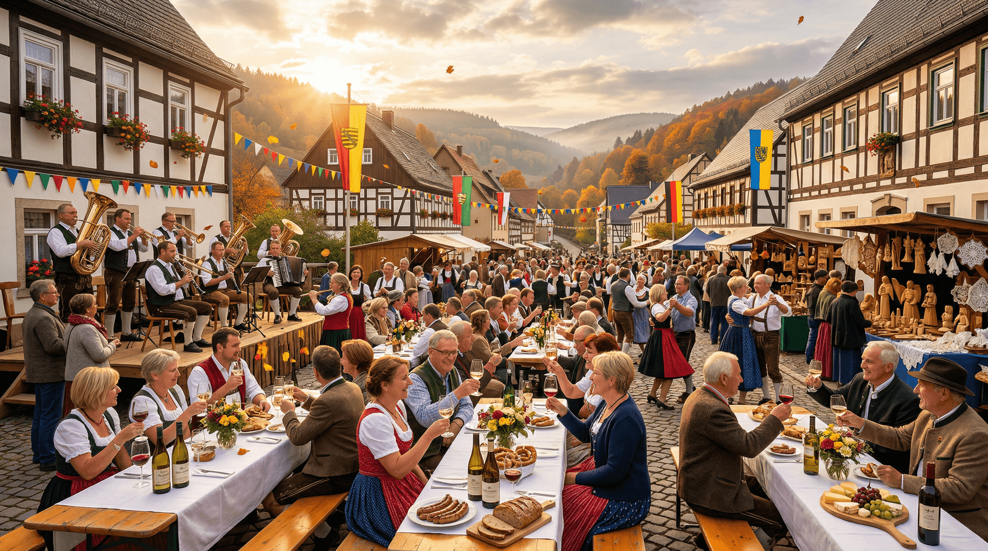 Niederwurschnitzer Weinfest 2024: Herz des Erzgebirger Herbstes pocht