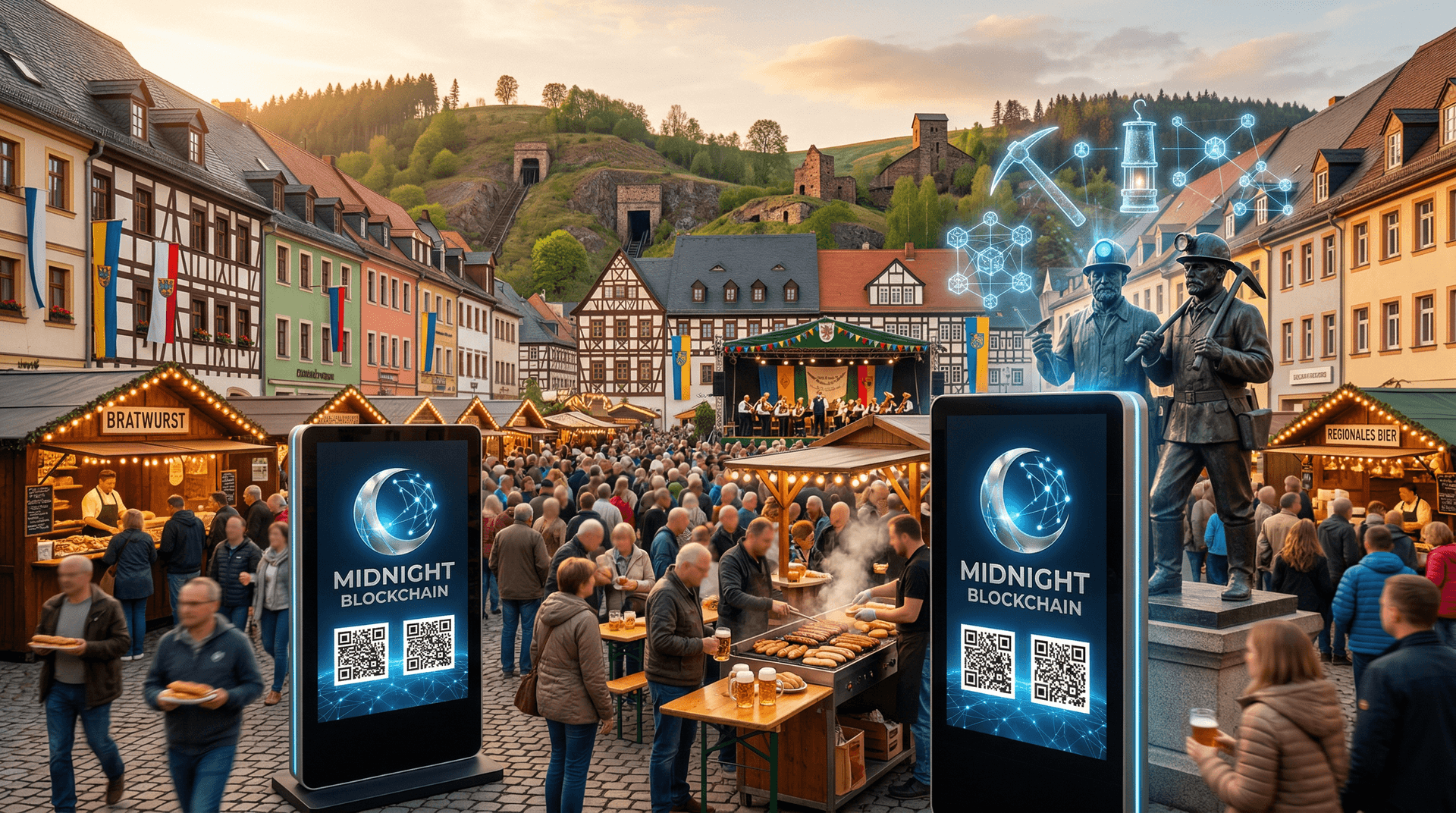 Midnight Blockchain Stollberg steigert Fest-Tickets um 20 Prozent