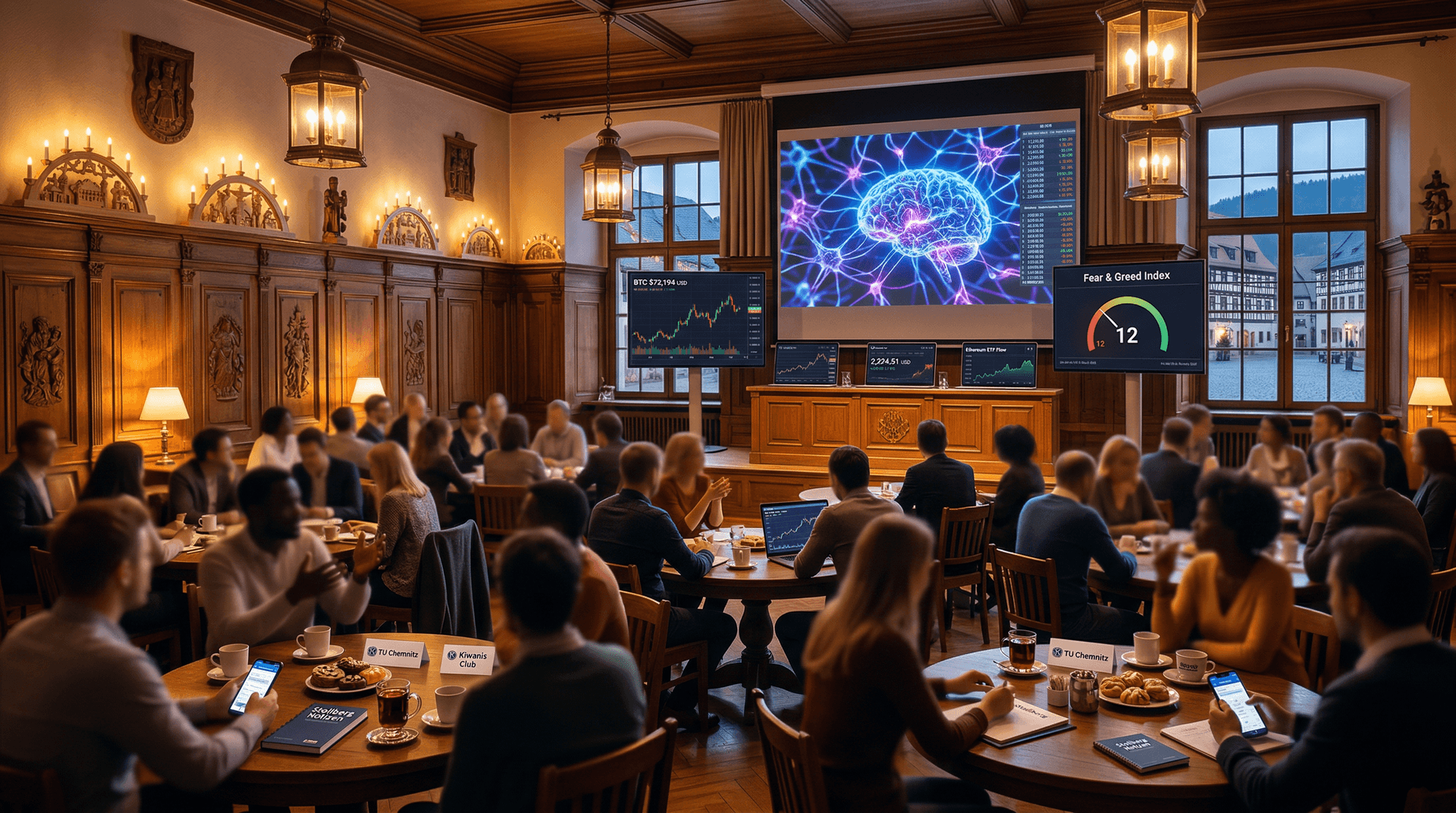 KI-Diskussion Stollberg: Kiwanis Club Stollberg lädt 120 Gäste zu KI in Kultur und Finanzen ein