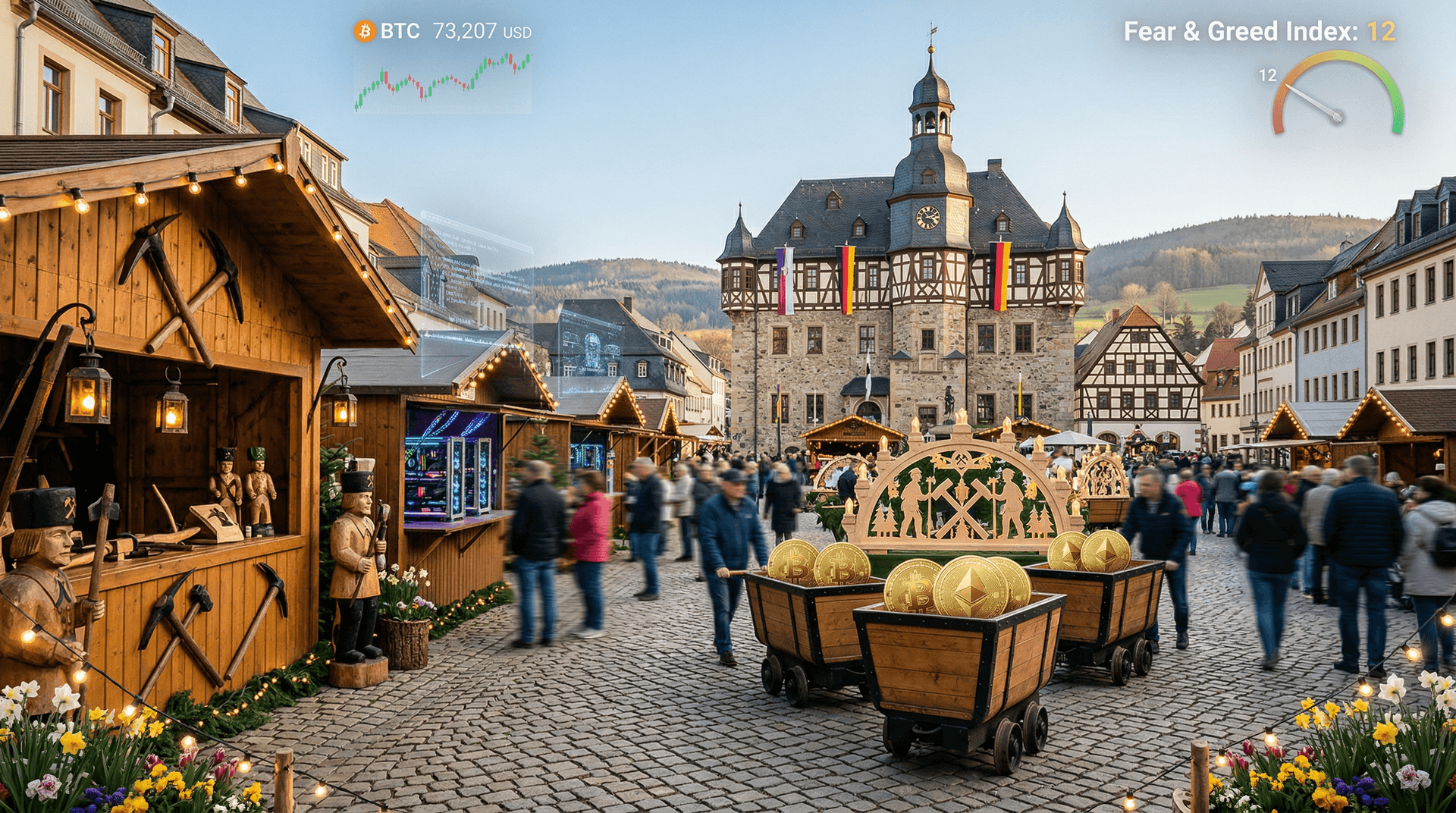 Stollberg Digital Mining Festival startet 18. April bei BTC 73.207 USD