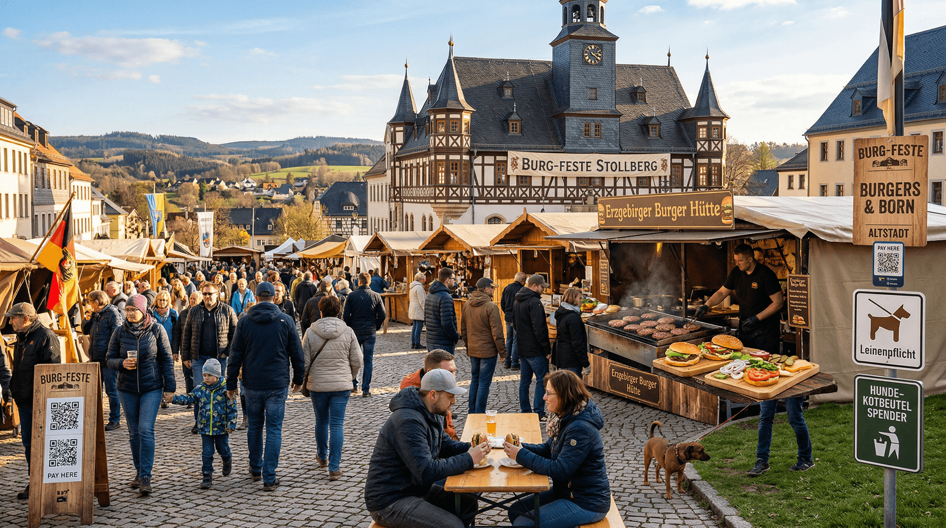 Stollberg Burger-Feste: 3 Events ab heute für 12-18 €