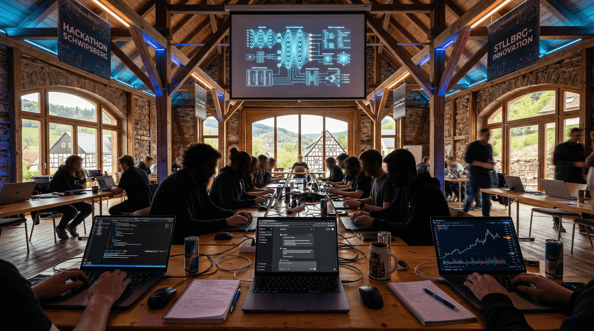 Claude Hackathon Stollberg: 150 TU-Studenten bauen Fintech-KI-Apps