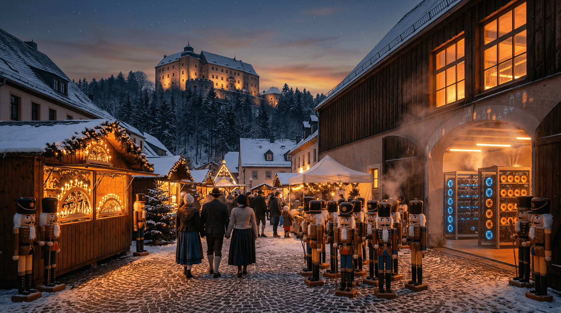 Crypto Mining Erzgebirge finanziert Stollberg-Feste