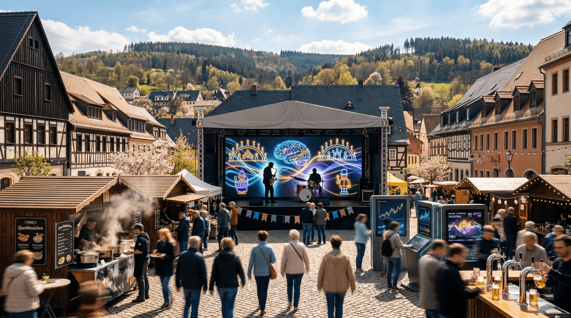 AI Jazz Fusion Stollberg: 3 Workshops mit BTC bei 74.238 USD starten heute