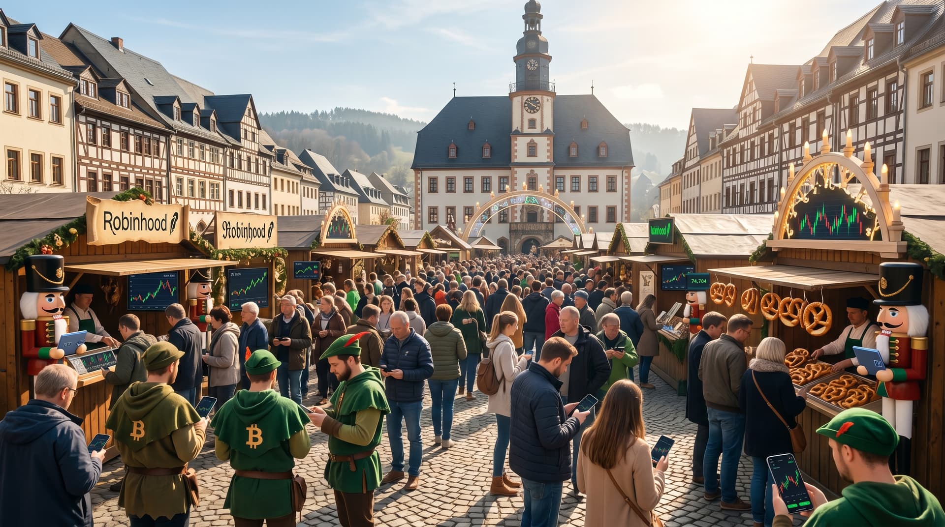 Robinhood SEC Stollberg Festival: Krypto-Boom bei BTC 74.704 USD