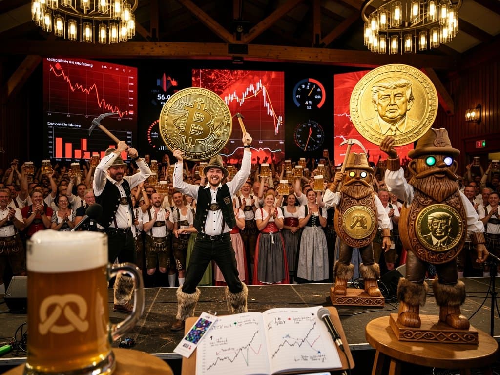 Stollberg Festival-Bühne mit Erzgebirge-Mining-Satire zu Ben McKenzie Crypto-Doku und Trump Coin