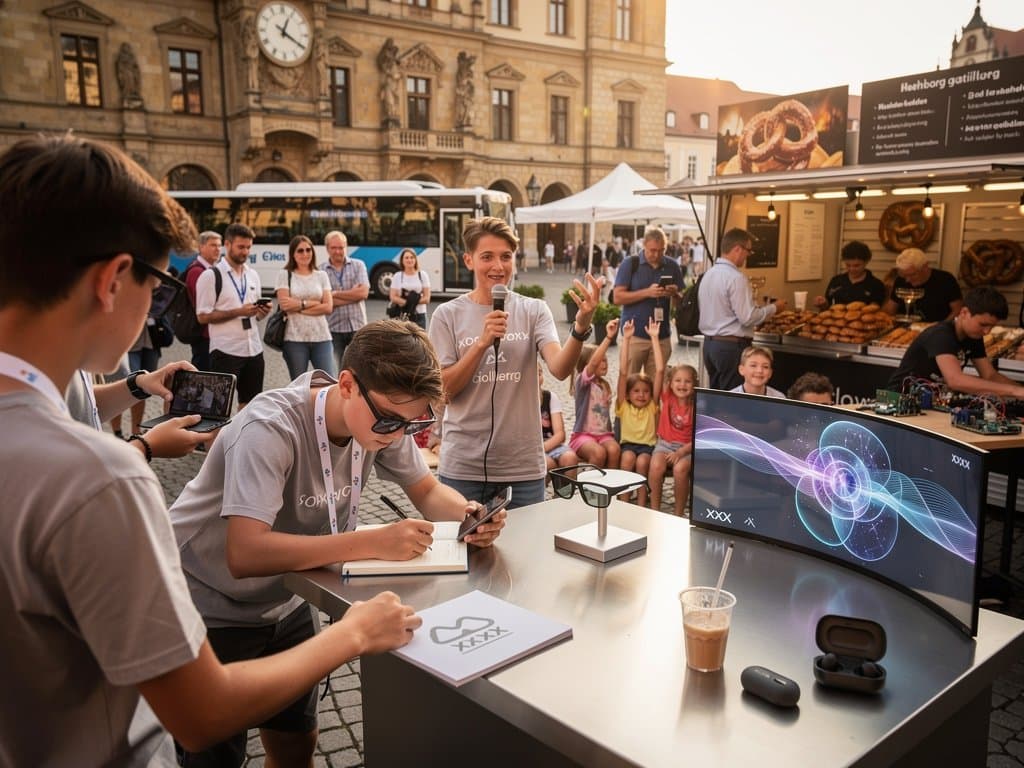 Tech-Festival auf Stollberg Rathausplatz: Jugend testet AI-Smart-Gläser, Workshops und Demos im Erzgebirge