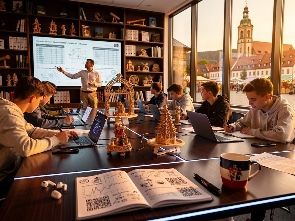 Stollberg-Studenten entwickeln KI-Designs mit Erzgebirge-Traditionen im Klassenzimmer
