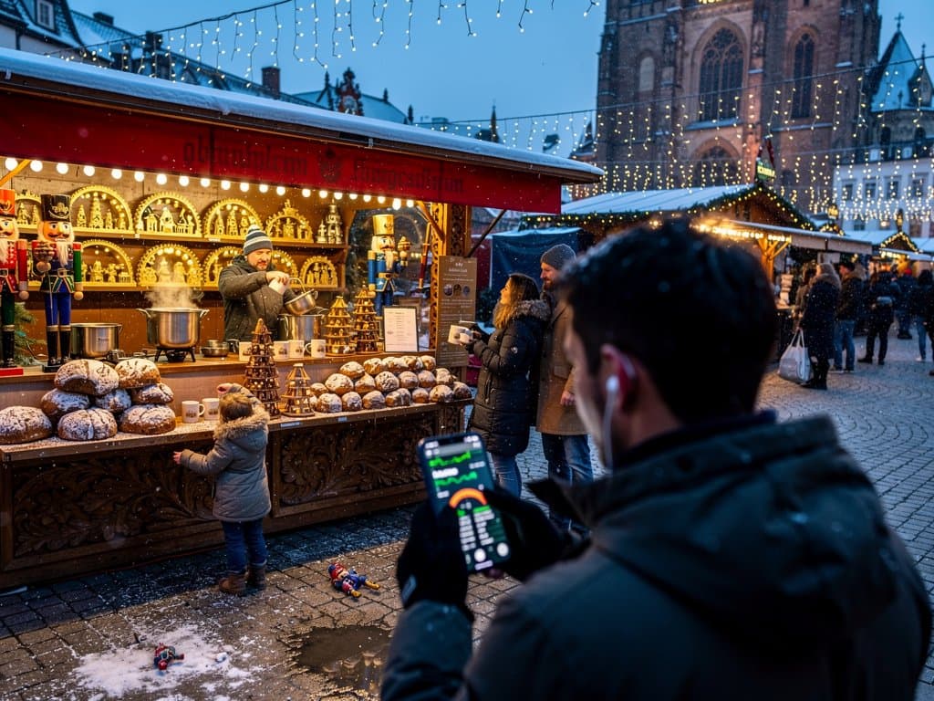 Christkindmarkt Stollberg mit Krypto-Angeboten und Fear & Greed Index